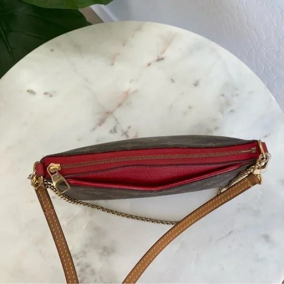 SOLD Louis Vuitton Monogram Pallas Clutch Crossbody - Picture 7 of 15